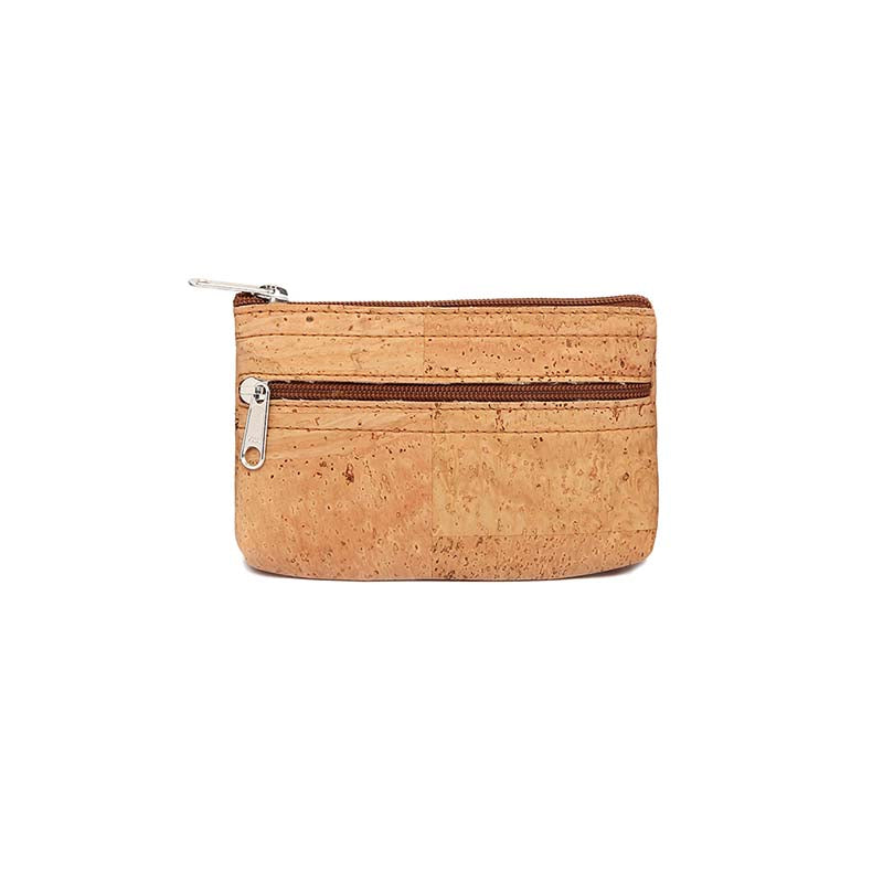 Mini Cork Coin Zipper Purse