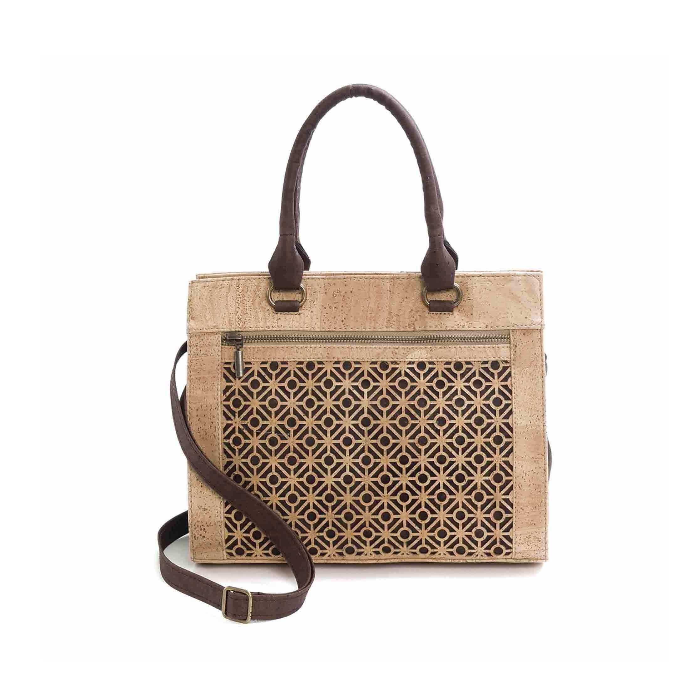 EthicaLiving  Luxury Vegan Natural Cork Handbag