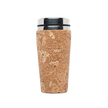 Load image into Gallery viewer, Reusable Thermal Cork Cup with a Lid - 450ml