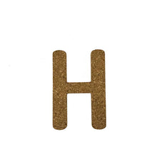 Load image into Gallery viewer, Natural Cork Wall Decorative Letters - Letter H